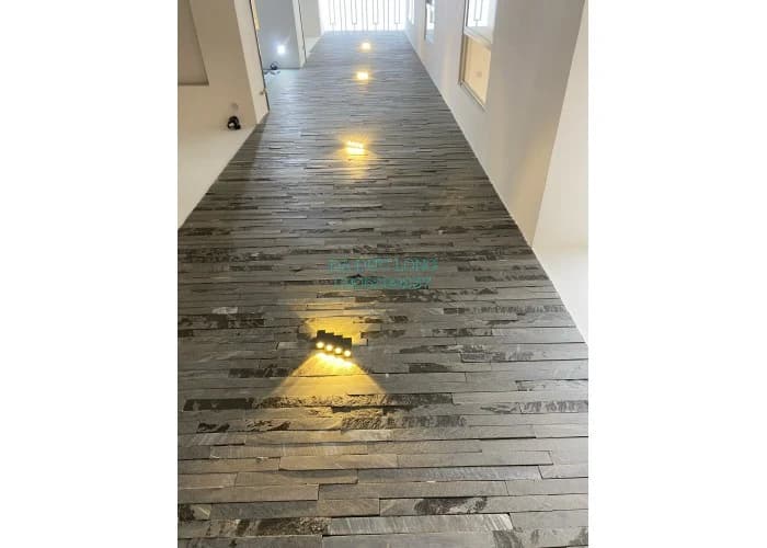 Đá Xám Tạo Xướt Ốp Giếng Trời