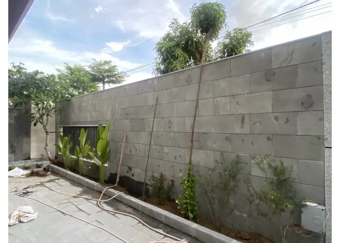 Đá Ong Xám Ốp Tường Bao